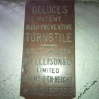 Turnstile plate