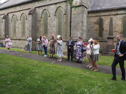 The massed ranks of photographers